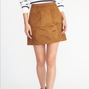 Old Navy Suede Skirt NWOT